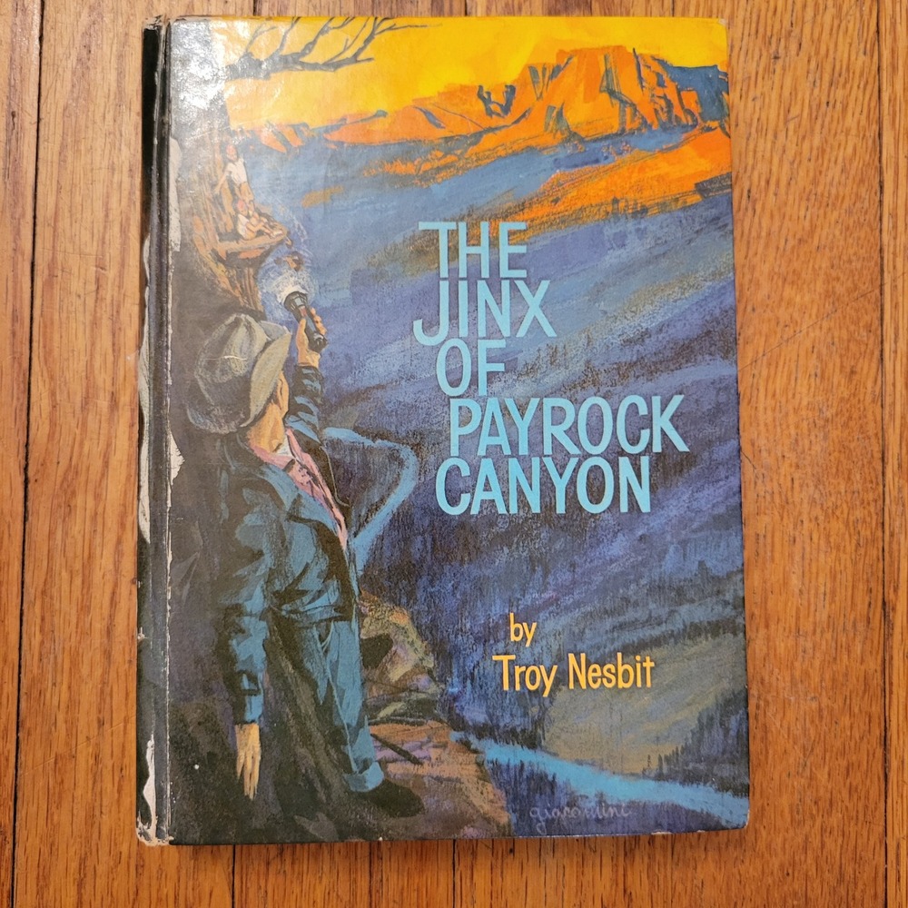 Whitman The Jinx‎ of Payrock Canyon Hardcover Troy Nesbit Vintage Mystery Gift